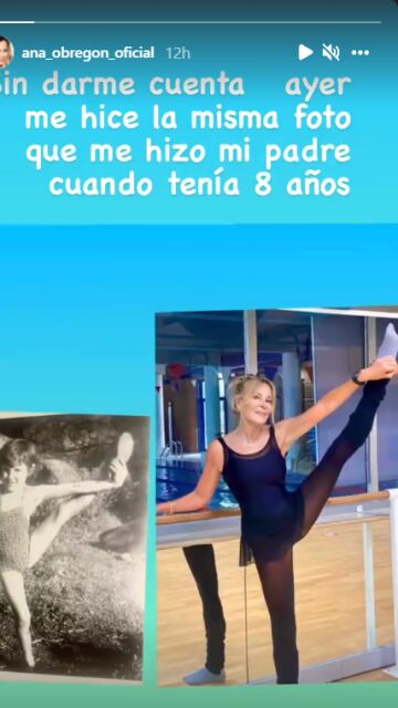 Ana Obregón retoma el ballet
