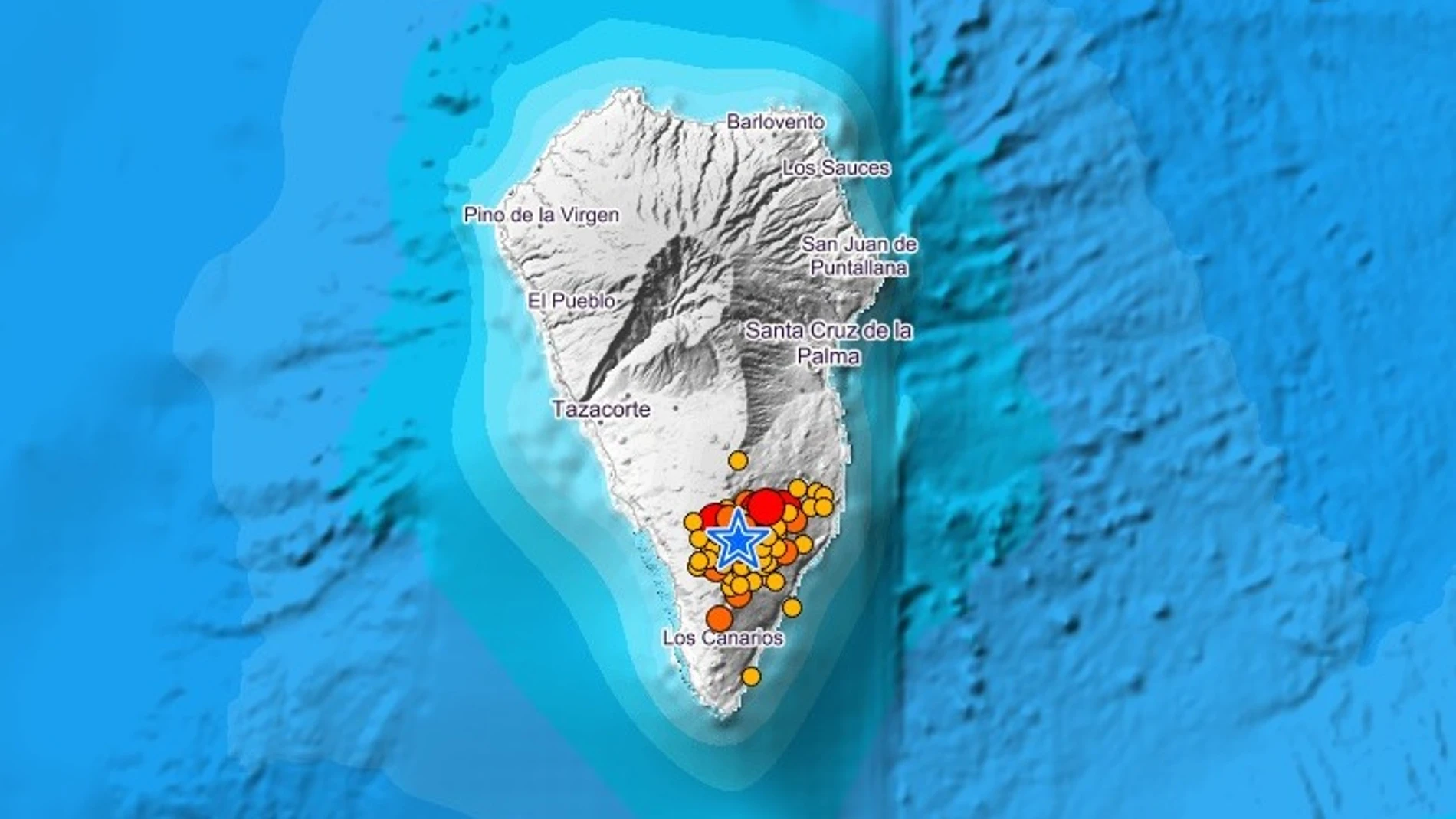 La Palma registra más de 40 terremotos, uno de ellos con magnitud de 4,3