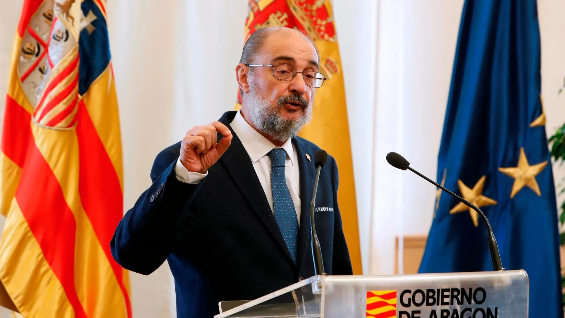 Javier Lambán, presidente de Aragón Javier Lambán, presidente de Aragón