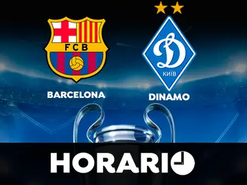 Barcelona - Dinamo: Horario y dónde ver el partido de la Champions League en directo Barcelona - Dinamo: Horario y dónde ver el partido de la Champions League en directo