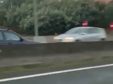 Un conductor alerta a un kamikaze que circula en dirección contraria por una autovía en Vigo: &quot;¡Sal de ahí!&quot;
