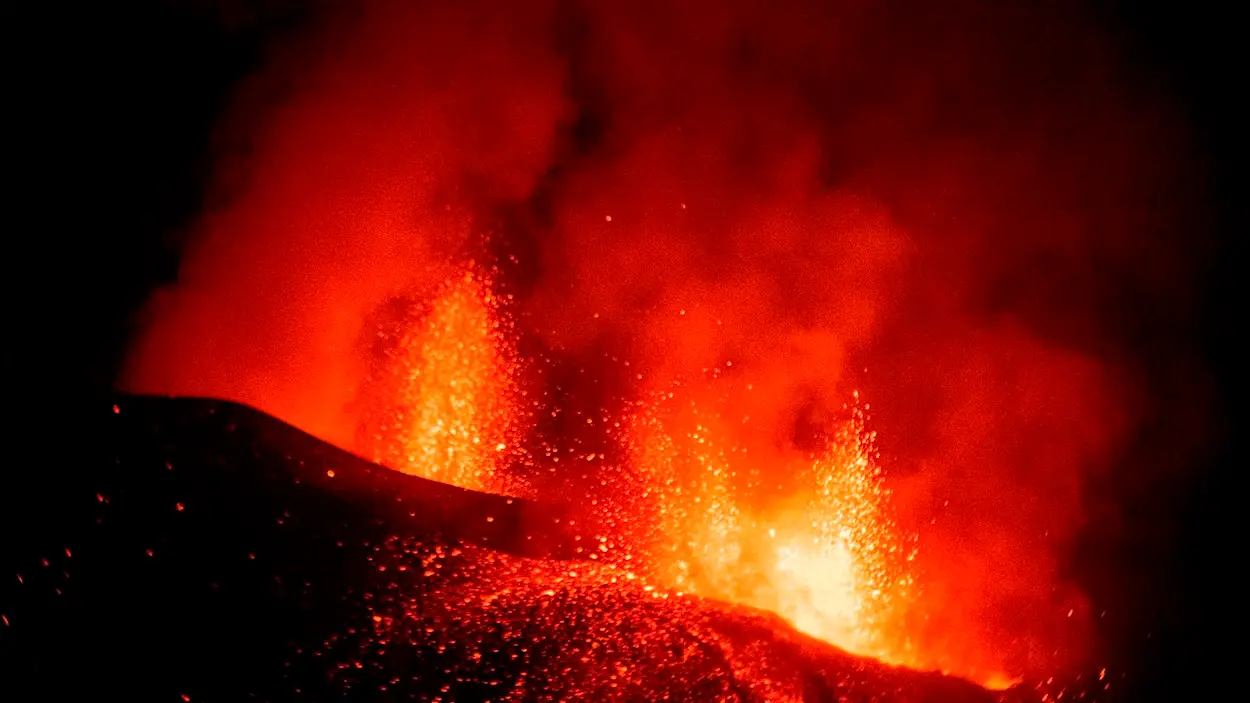 Volc&aacute;n Cumbre Vieja en La Palma