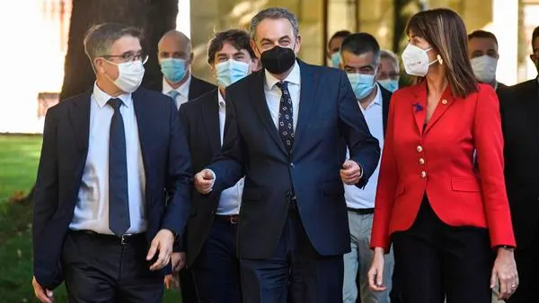 Patxi L&oacute;pez, Jos&eacute; Luis Rodr&iacute;guez Zapatero e Idoia Mendia