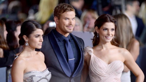 Nikki Reed, Ashley Greene y Kellan Lutz, actores de 'Crepúsculo'