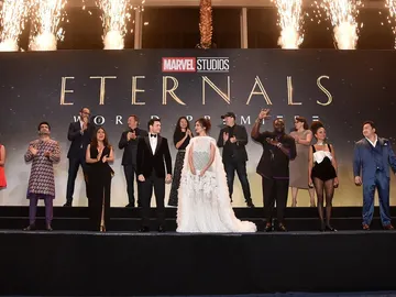 El reparto de 'Eternals' en la premiere El reparto de 'Eternals' en la premiere