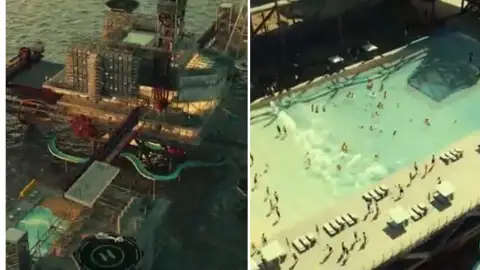 Primer parque de atracciones del petróleo Primer parque de atracciones del petróleo