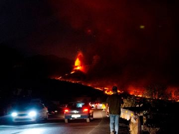 La lava del volcán de La Palma