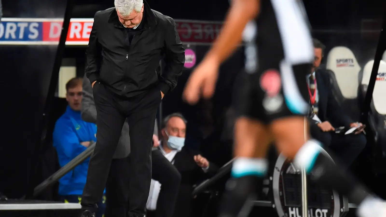 Steve Bruce en sus últimos momentos como entrenador del Newcastle Steve Bruce en sus últimos momentos como entrenador del Newcastle