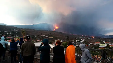Afectados por el volcán de La Palma Afectados por el volcán de La Palma