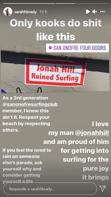 La defensa de la novia de Jonah Hill por sus críticos La defensa de la novia de Jonah Hill por sus críticos