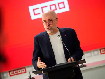 El secretario general de CCOO, Unai Sordo