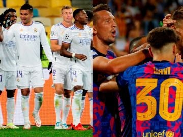 Así llegan Barcelona y Real Madrid al primer Clásico de la temporada