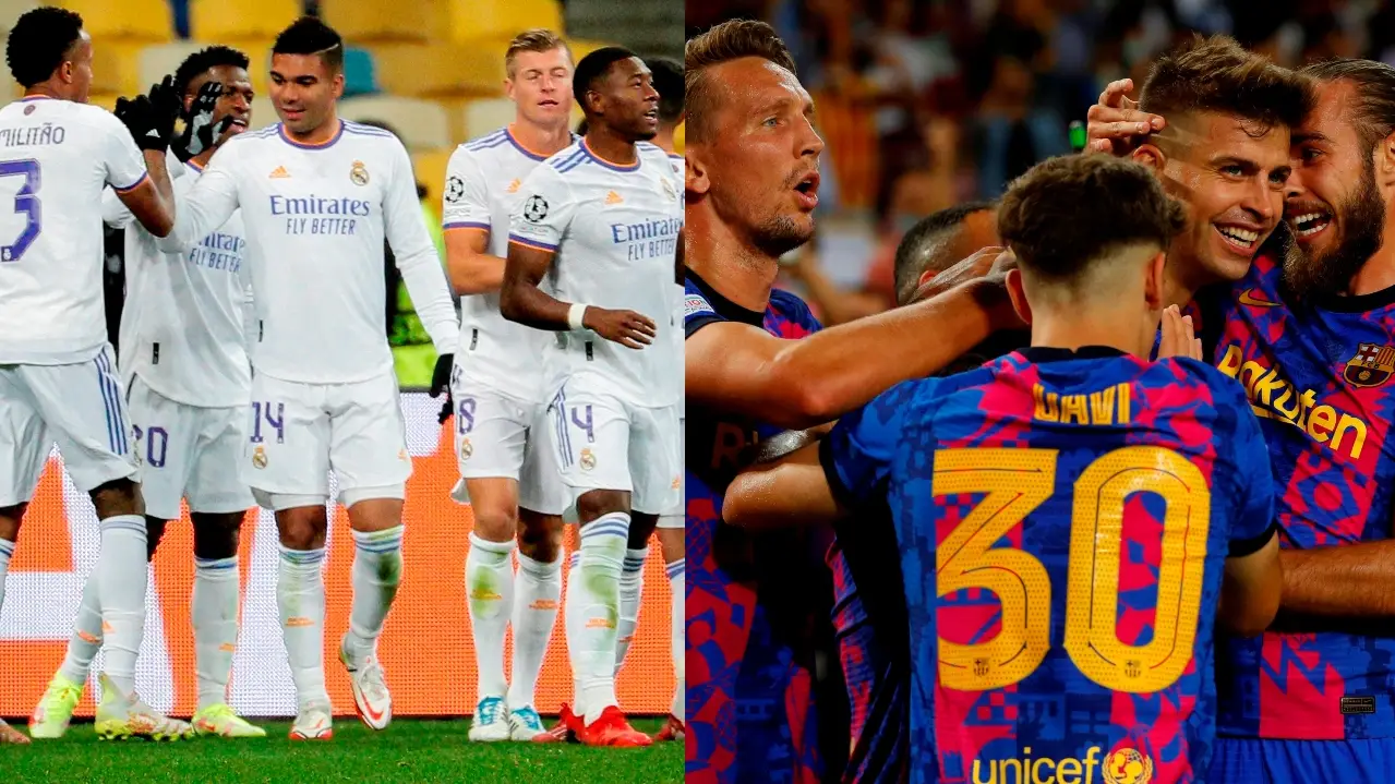 Así llegan Barcelona y Real Madrid al primer Clásico de la temporada Así llegan Barcelona y Real Madrid al primer Clásico de la temporada