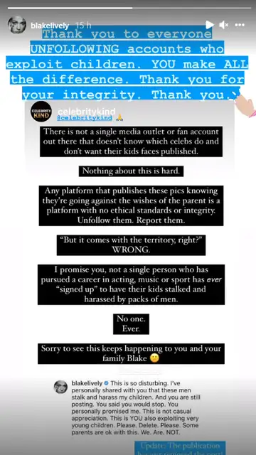 Blake Lively en sus Stories Blake Lively en sus Stories