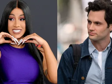 Cardi B y Penn Badgley Cardi B y Penn Badgley