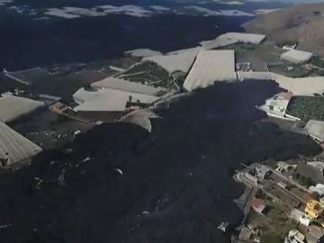 Lava volcán La Palma