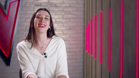 María Torregrosa canta ‘Comiéndote a besos’ en las Audiciones a ciegas de ‘La Voz’ María Torregrosa canta ‘Comiéndote a besos’ en las Audiciones a ciegas de ‘La Voz’