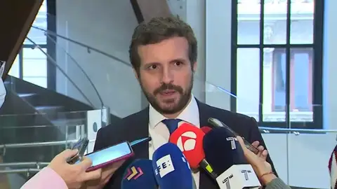 Casado celebra el acuerdo sobre los órganos constitucionales pero recuerda al Gobierno que "tiene que aceptar" renovar el CGPJ Casado celebra el acuerdo sobre los órganos constitucionales pero recuerda al Gobierno que "tiene que aceptar" renovar el CGPJ