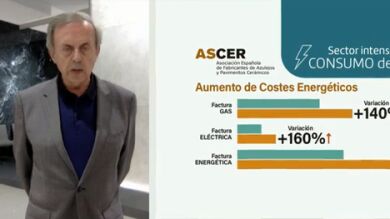 Una empresa de azulejos, al límite por el aumento del precio de la luz: 