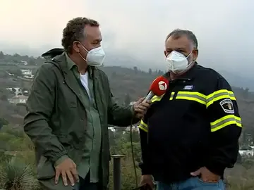 Portavoz bomberos La Palma Portavoz bomberos La Palma