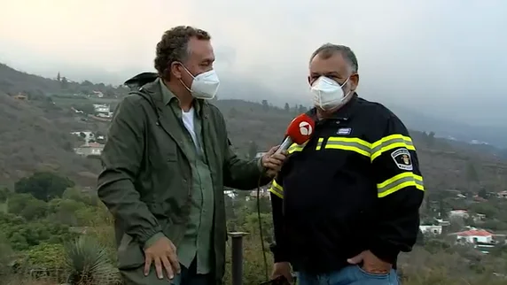Portavoz bomberos La Palma Portavoz bomberos La Palma