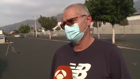 José Antonio, uno de los vecinos que se ha quedado sin casa por el volcán de La Palma José Antonio, uno de los vecinos que se ha quedado sin casa por el volcán de La Palma