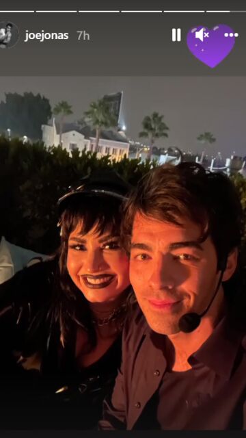 Joe Jonas y Demi Lovato Halloween
