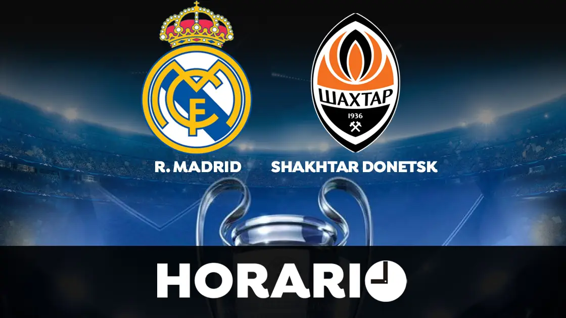 Real Madrid - Shakhtar Donetsk: Horario y donde ver el partido de la Champions League en directo Real Madrid - Shakhtar Donetsk: Horario y donde ver el partido de la Champions League en directo