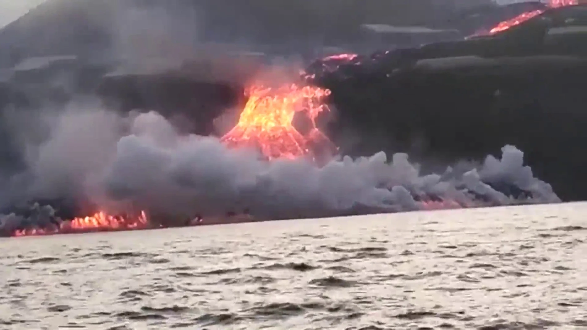 Así son los puntos calientes del volcán de La Palma