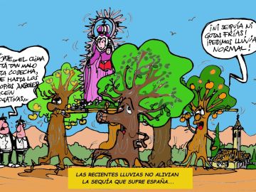 El problema de la sequía, en la viñeta gráfica de Alfredo Boto-Hervás