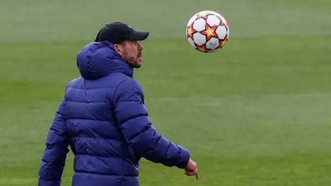 El entrenador del Atlético de Madrid, Diego Pablo Simeone El entrenador del Atlético de Madrid, Diego Pablo Simeone