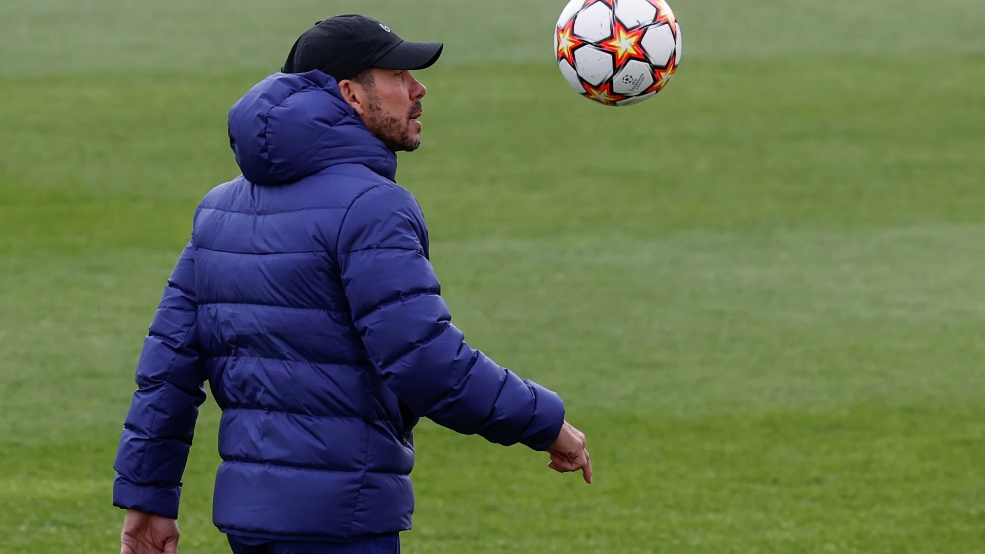 El entrenador del Atlético de Madrid, Diego Pablo Simeone El entrenador del Atlético de Madrid, Diego Pablo Simeone