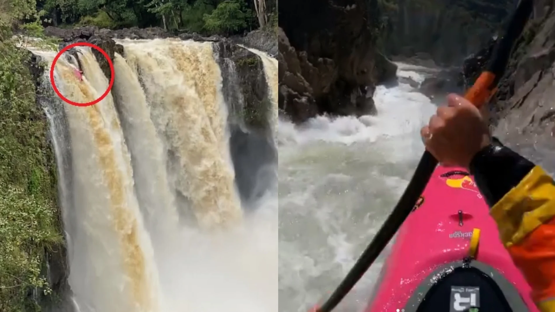 La última locura de Dean Jackson con su kayak en una catarata 
