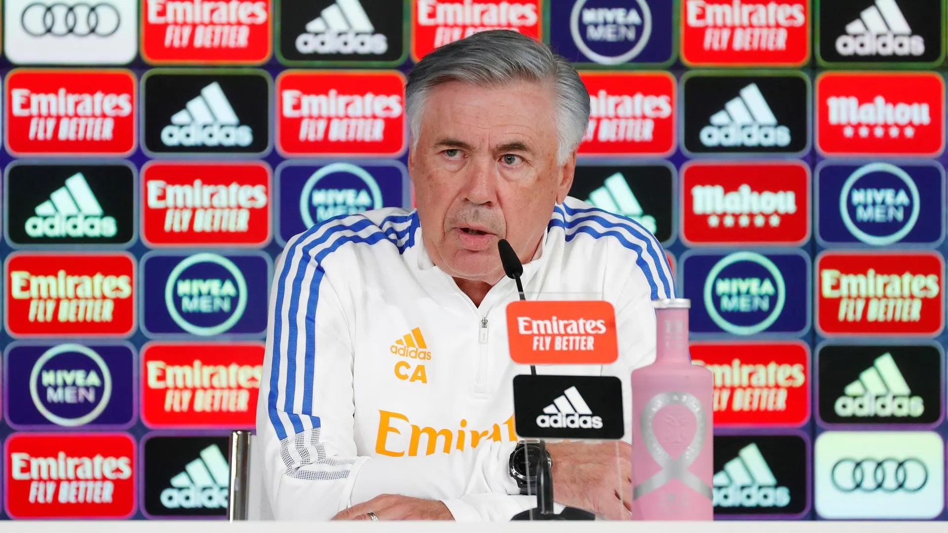 Ancelotti en rueda de prensa