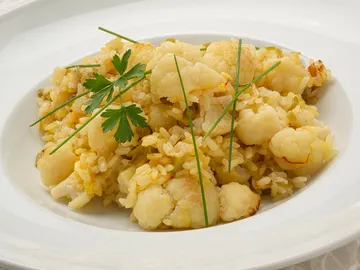 Receta de arroz con coliflor al horno, de Arguiñano Receta de arroz con coliflor al horno, de Arguiñano