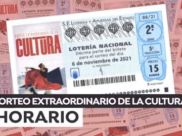 Horario Lotería Nacional y dónde ver el Sorteo Extraordinario de la Cultura del 6 de noviembre