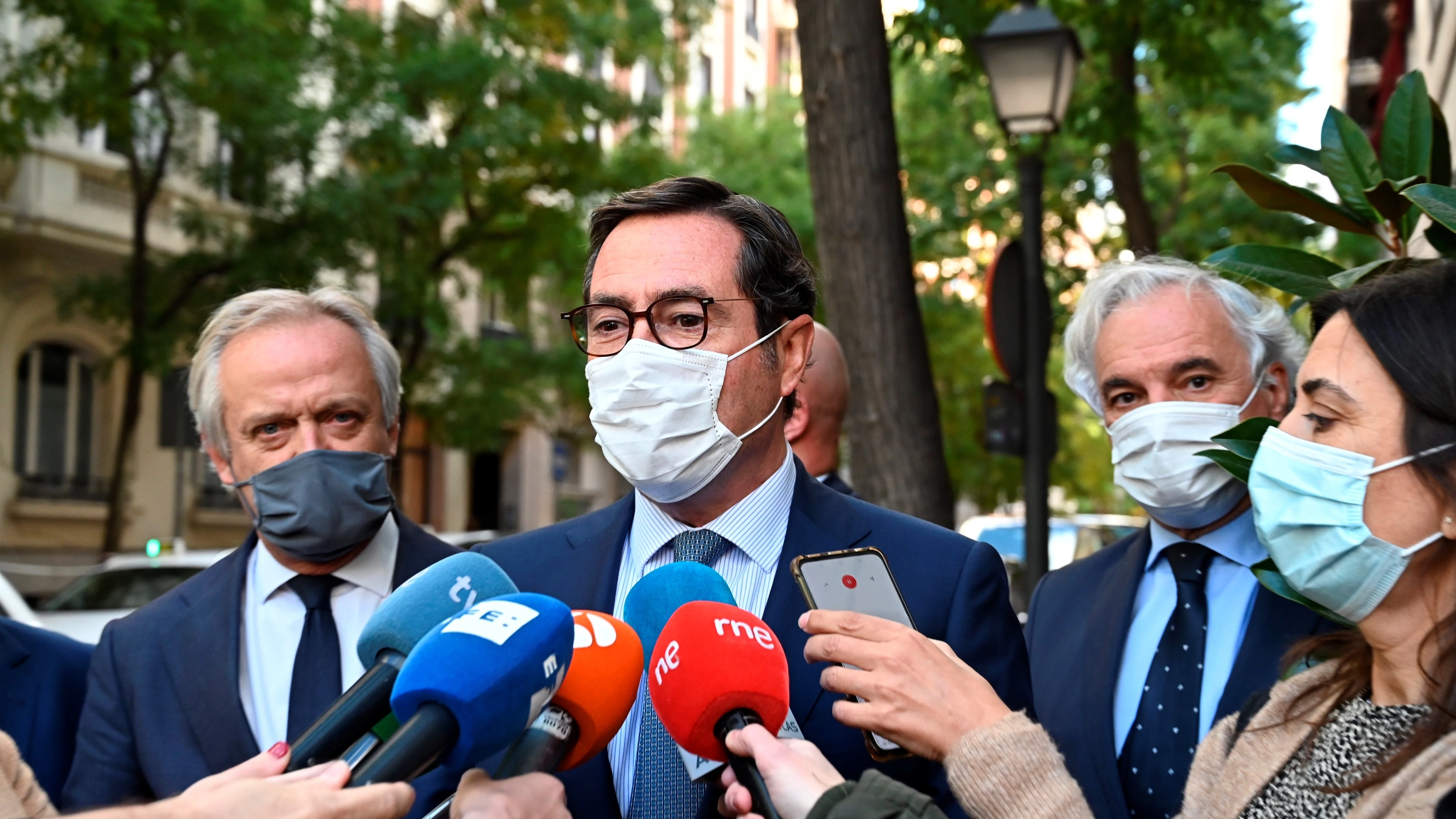 El presidente de la CEOE, Antonio Garamendi El presidente de la CEOE, Antonio Garamendi