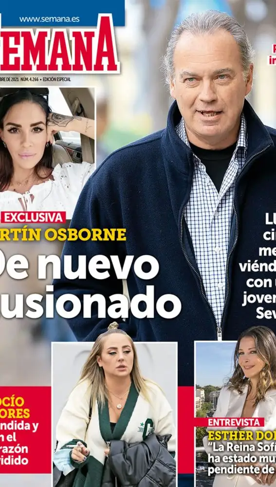 Bertín Osborne y Chabeli Navarro - Portada 'Semana'