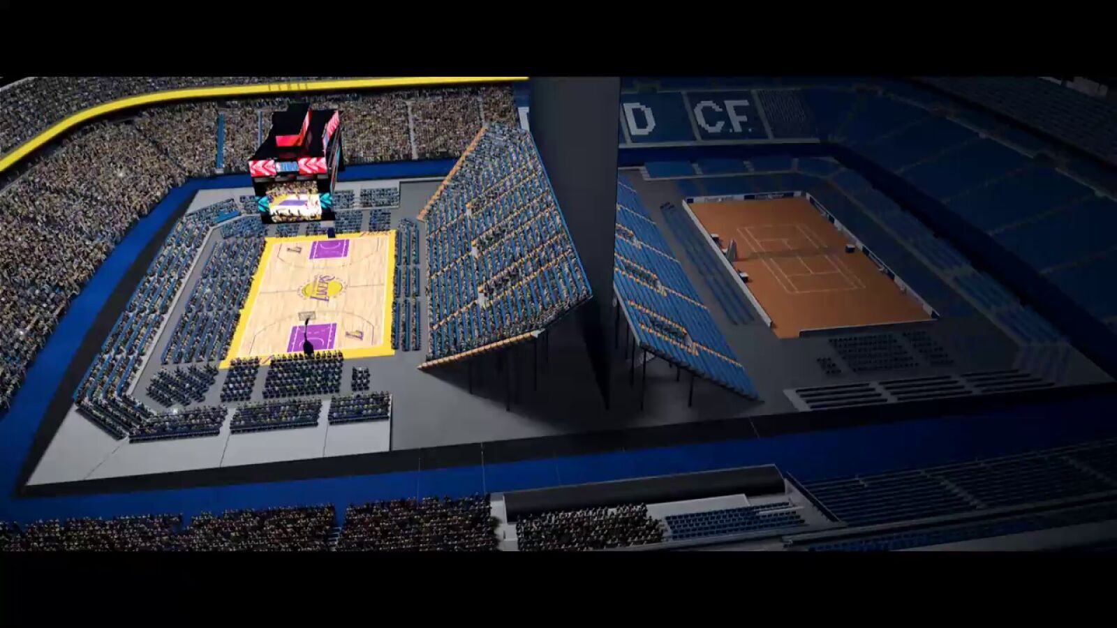 Así será el espectacular nuevo Bernabéu con partidos de tenis, NBA, 'skybar' o conciertos