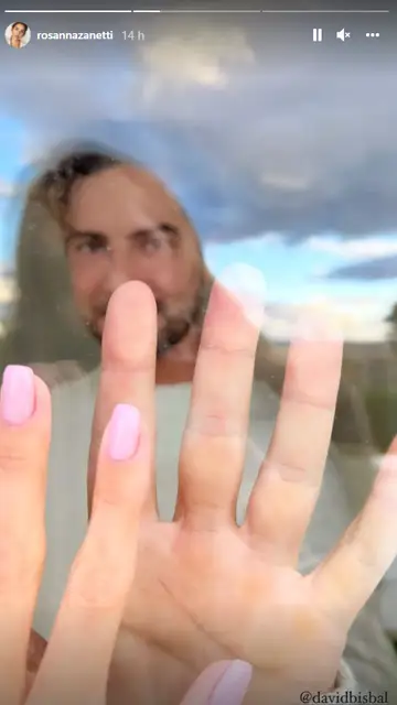 David Bisbal y Rosanna Zanetti David Bisbal y Rosanna Zanetti