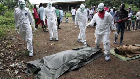 Imagen de archivo de agosto de 2014, durante la epidemia de &eacute;bola en Liberia.