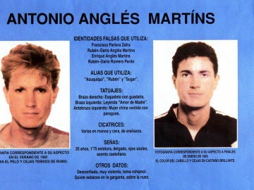 Activan la búsqueda internacional de Antonio Anglés, el principal sospechoso del triple crimen de Alcàsser