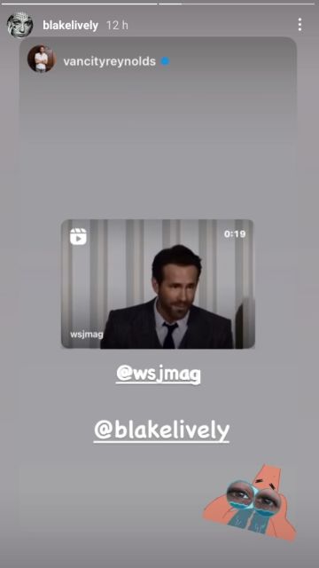 Blake Lively comparte el discurso de Ryan Reynolds