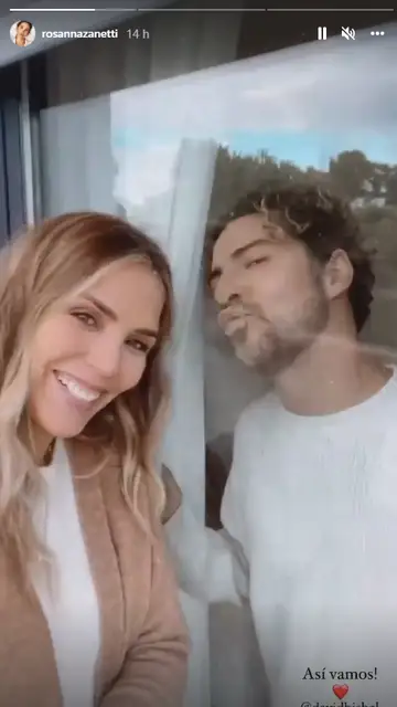 David Bisbal y Rosanna Zanetti David Bisbal y Rosanna Zanetti