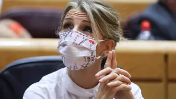 Yolanda Díaz dice que "técnicamente" no se puede derogar la reforma laboral y asegura "que no va a tocar" el despido Yolanda Díaz dice que "técnicamente" no se puede derogar la reforma laboral y asegura "que no va a tocar" el despido