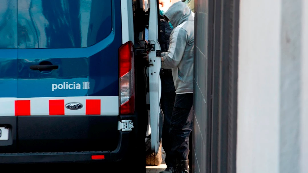 Furg&oacute;n de los Mossos d'Esquadra