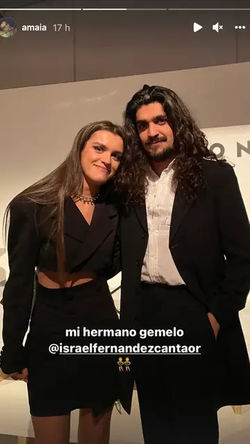 Amaia Romero con Israel Fernández Amaia Romero