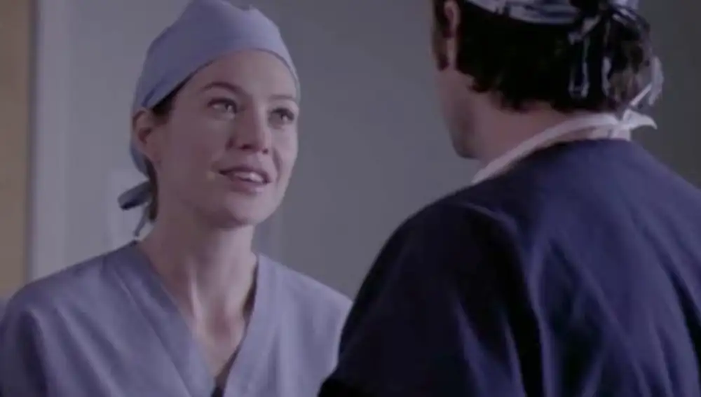 Meredith Grey y Derek Shepherd en 'Anatomía de Grey'