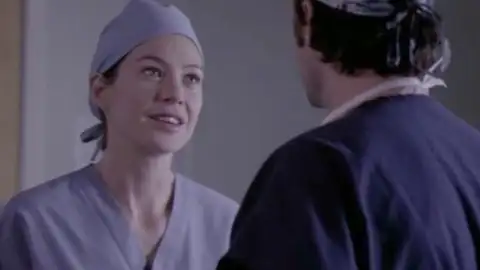 Meredith Grey y Derek Shepherd en 'Anatomía de Grey' Meredith Grey y Derek Shepherd en 'Anatomía de Grey'