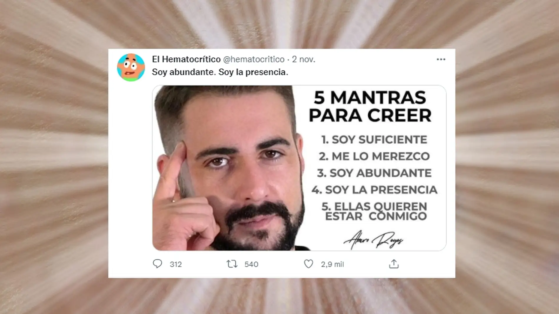Tuit de @hematocritico